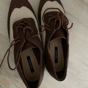 Gently used lace up shoes- Forever 21